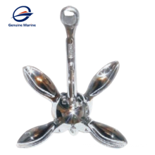 Genuine Marine 2021HOT Top manufacturers Mirror polish 316 Stainless Steel Folding Anchor New Design